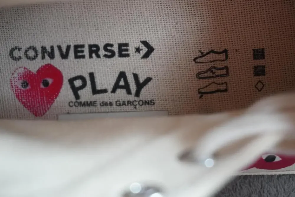 Converse Chuck Taylor All Star 70 Hi Top Comme des Garcons Play Multi Heart US 9